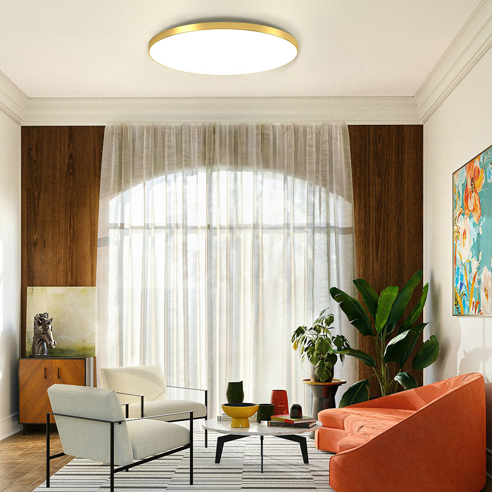 Simple Modern Round LED Ceiling Light Fixture