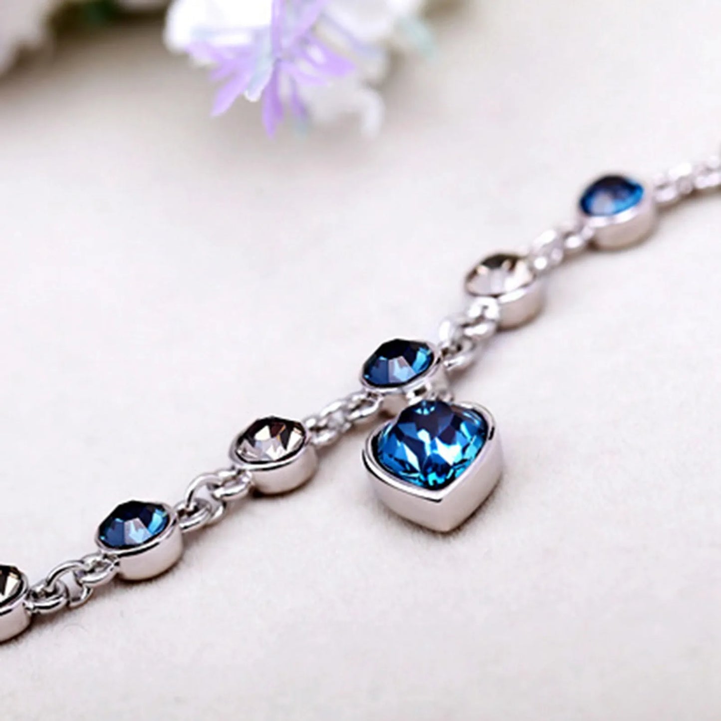 Sparkling Sea Crystal Jewelry Bracelet