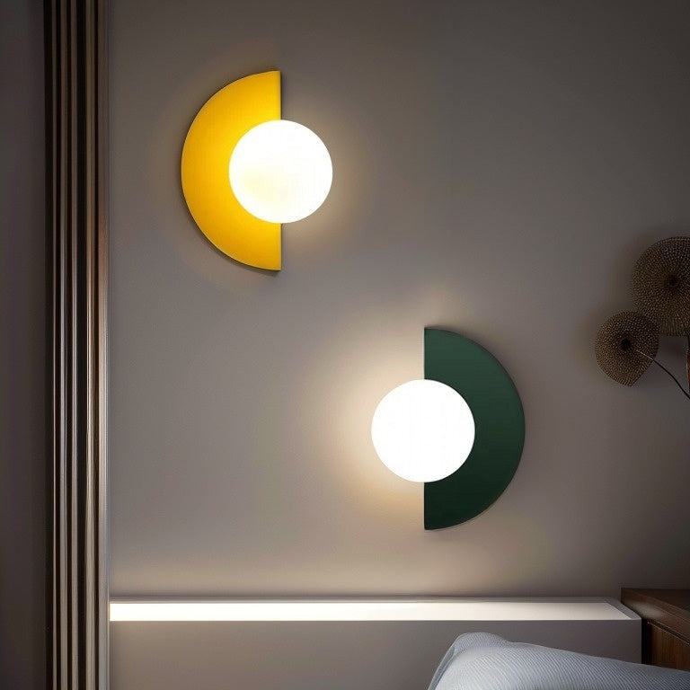 Modern Half Round Wall Lamp - Pexav