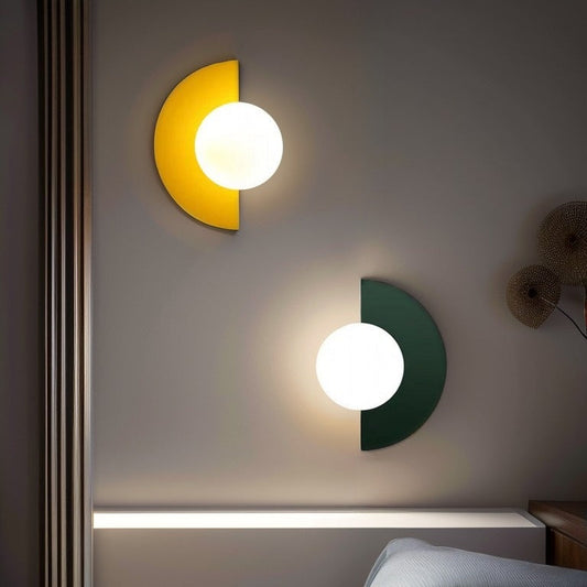Modern Half Round Wall Lamp - Pexav