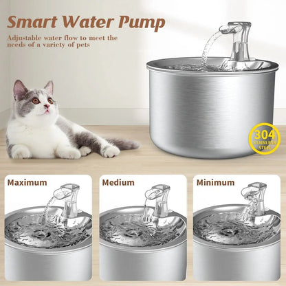 Automatic Pet Water Fountain with Purifier and Detector