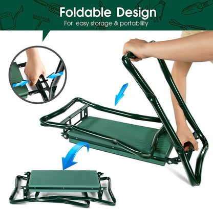 Comfortable Folding Kneeler and Stool