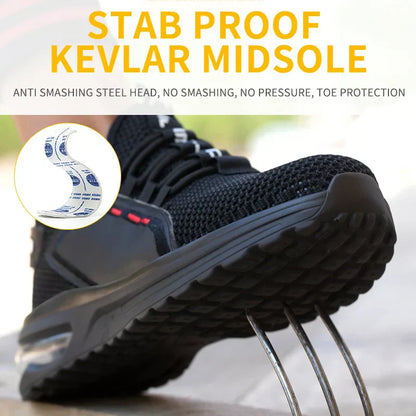 Comfortable Steel Toe Boots - Durable Non Slip Work Sneakers