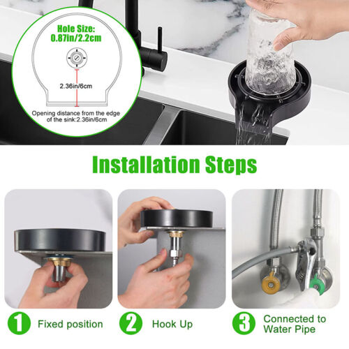 Powerful Kitchen Sink Water Spray Rinser