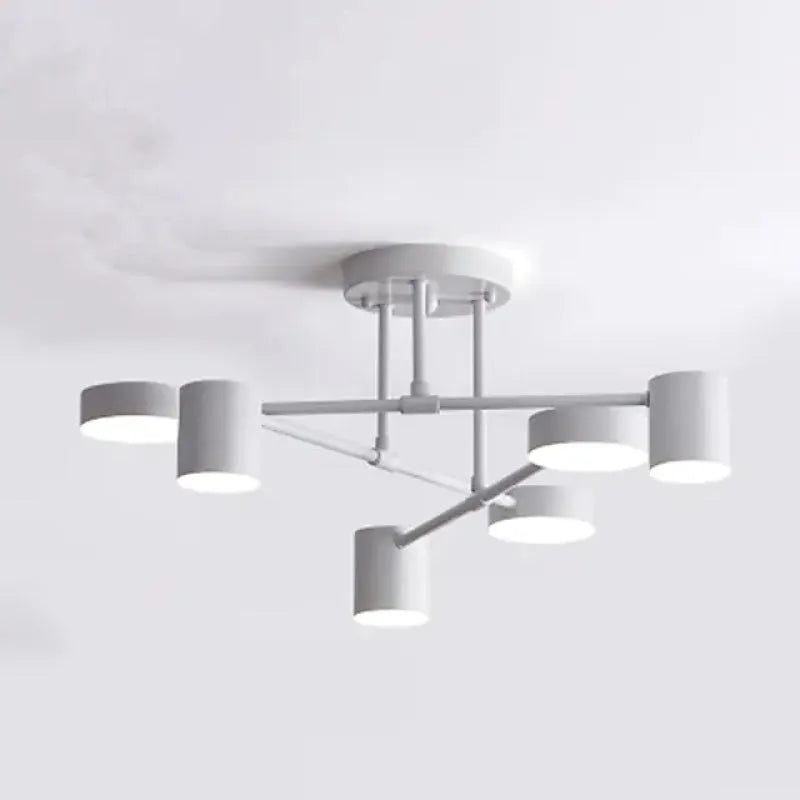 Stylish 6 Light Adjustable Ceiling Fixture for Modern Homes