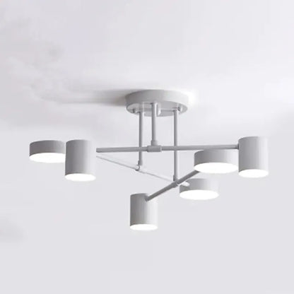 Stylish 6 Light Adjustable Ceiling Fixture for Modern Homes