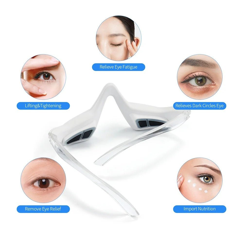 Advanced Eye Massager with Red Light for Wrinkle Reduction