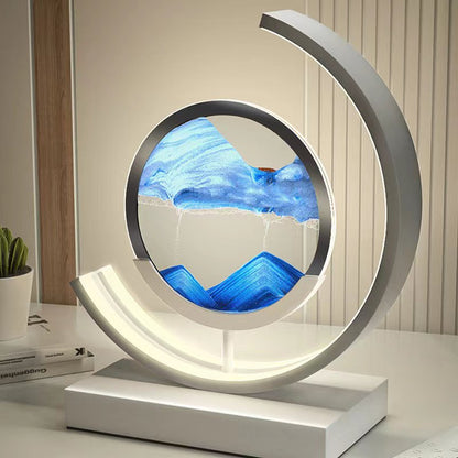 3D Sand Shell Table Lamp - Abyss-Green-Black-Nora Luxe