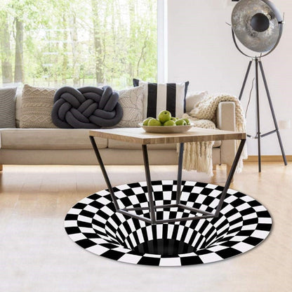 Colorful Optical Illusion Area Rug
