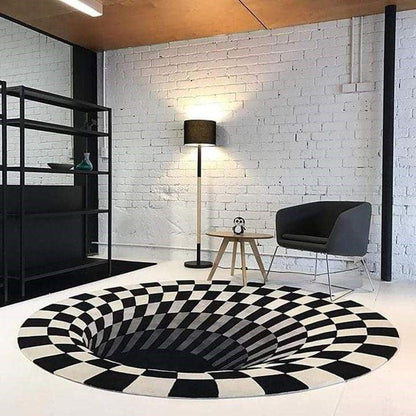 Colorful Optical Illusion Area Rug