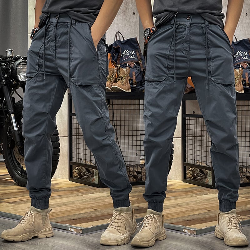 Men's Flexible Work Cargo Pants with Tool Pockets