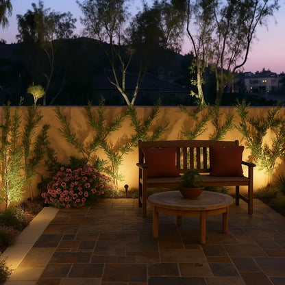 Colorful Outdoor Solar Powered LED Yard Spotlight