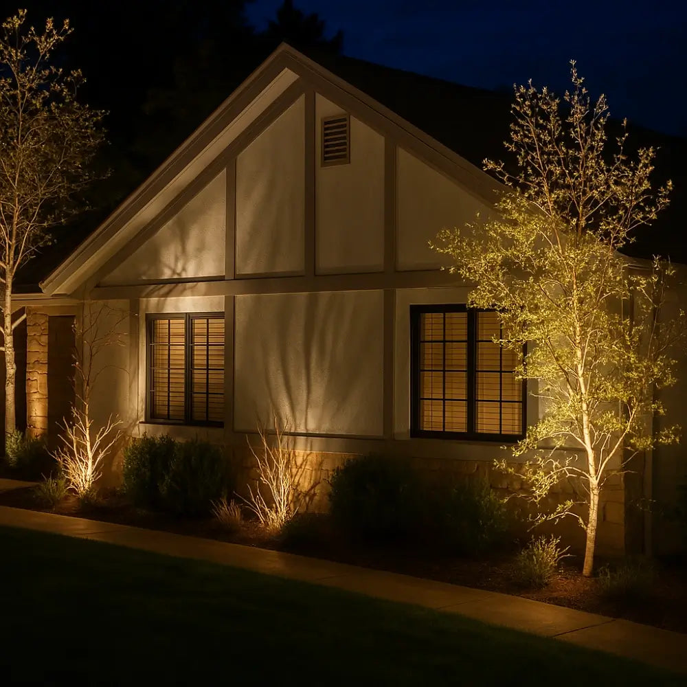 Colorful Outdoor Solar Powered LED Yard Spotlight