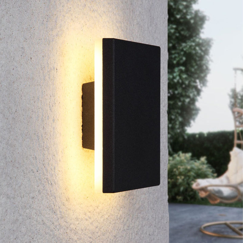 Bright Outdoor LED Wall Sconce Up Down Light Fixture