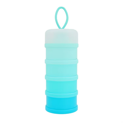 4-Compartment Stackable Portion Control Containers-Blue-Nora Luxe