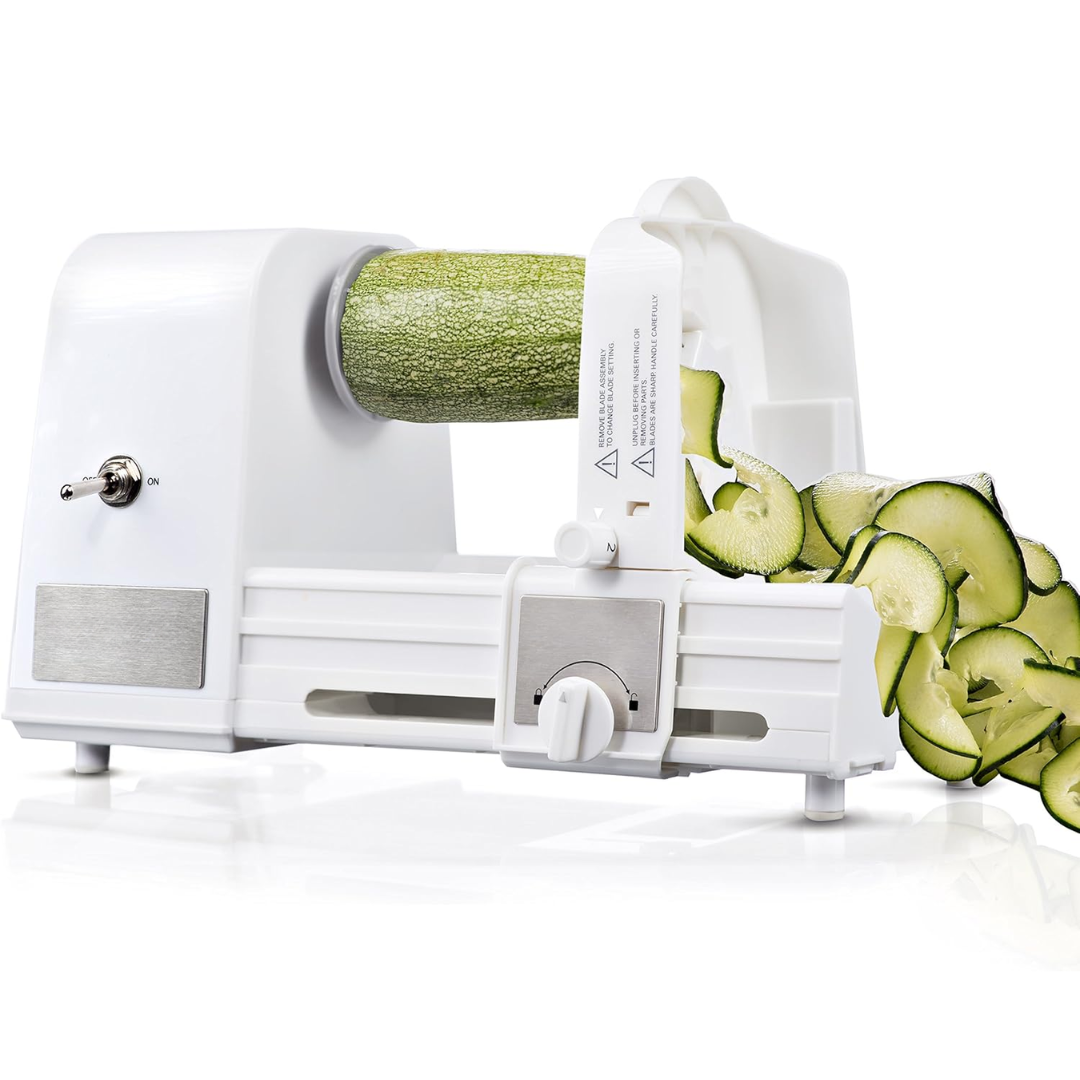 Versatile Automatic Spiral Vegetable Slicer - Pexav