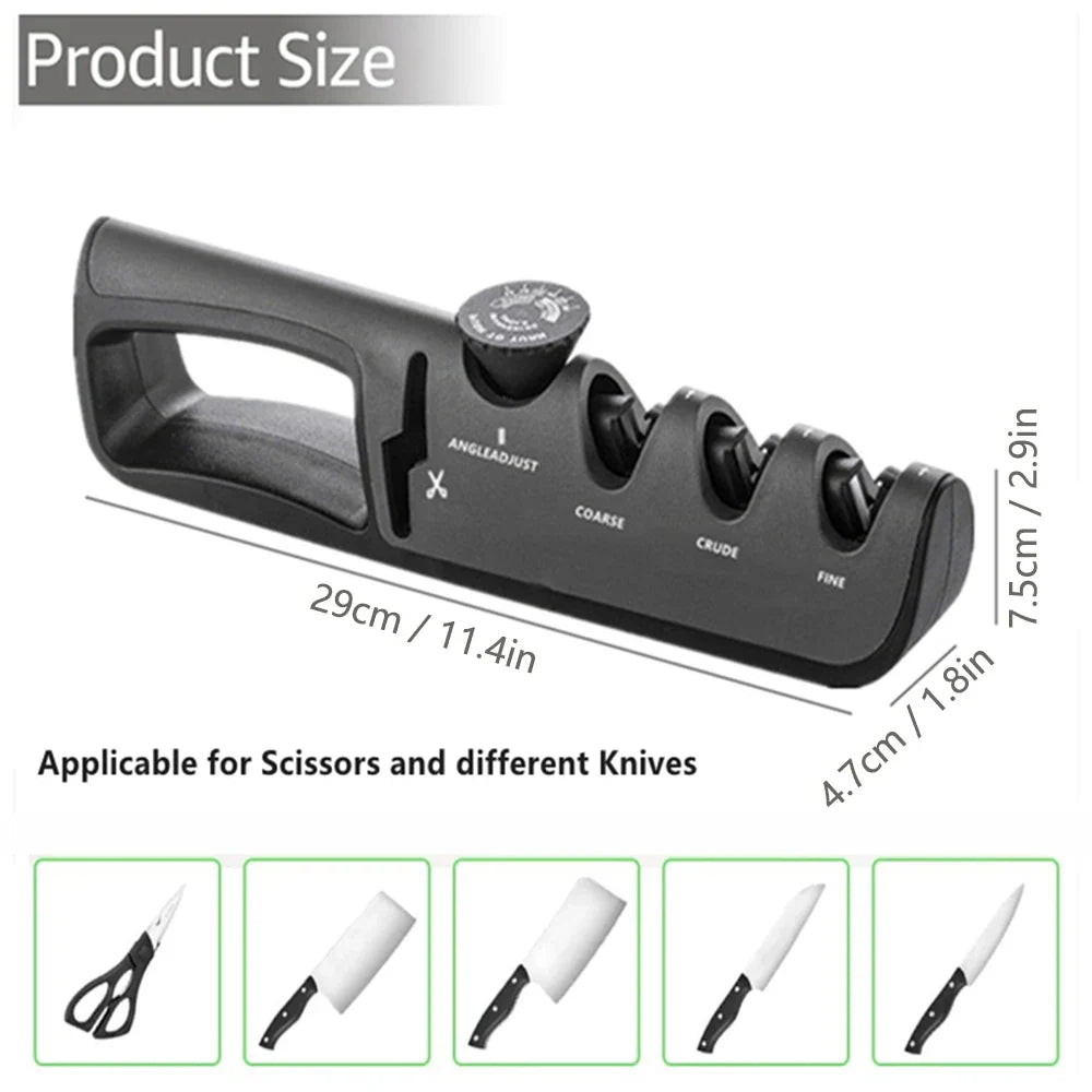 Easy Knife Sharpener Tool for Kitchen Blades