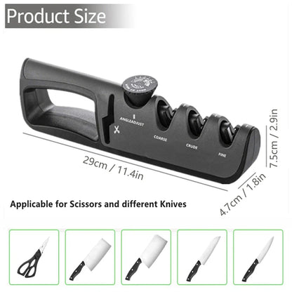 Easy Knife Sharpener Tool for Kitchen Blades