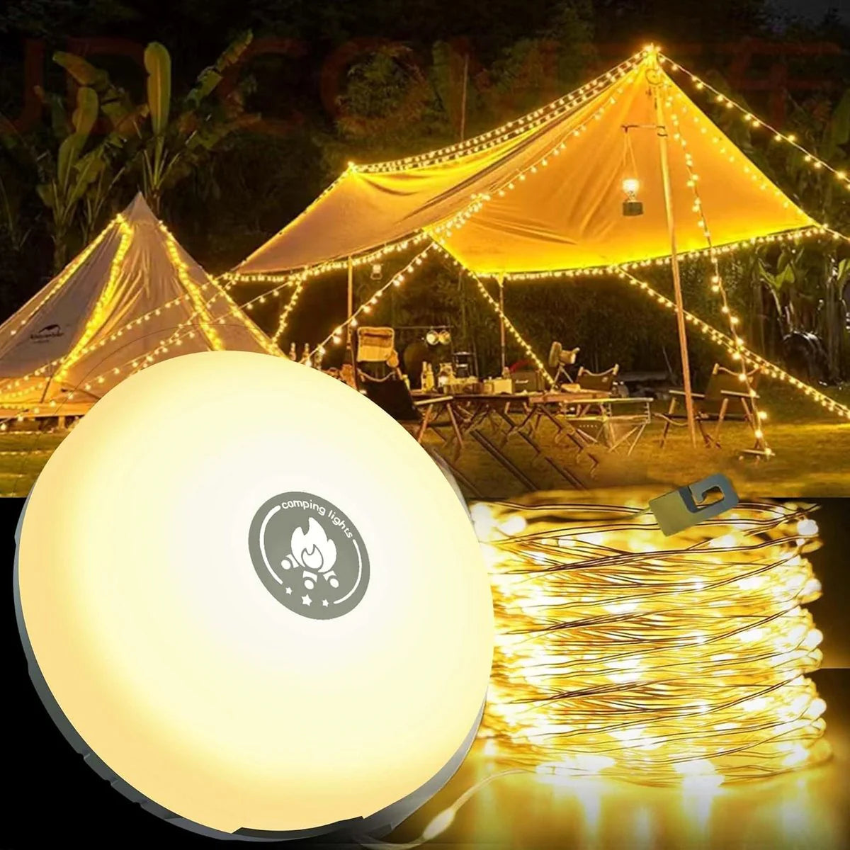 Portable Multi-Function Camp Lamp - Pexav