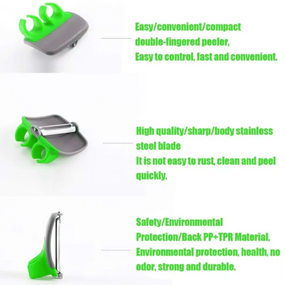 4-Piece Vegetable Peeler Set-Nora Luxe