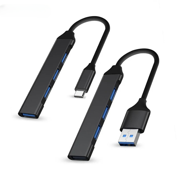 Compact 4-Port USB Charger Adapter - Pexav