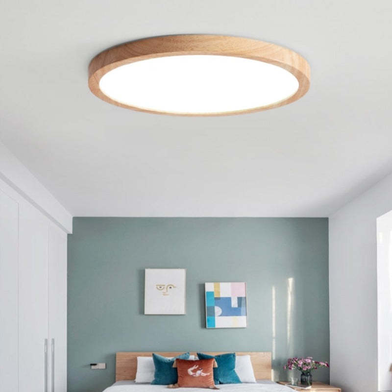 Asian Style Slim Round LED Ceiling Lamp