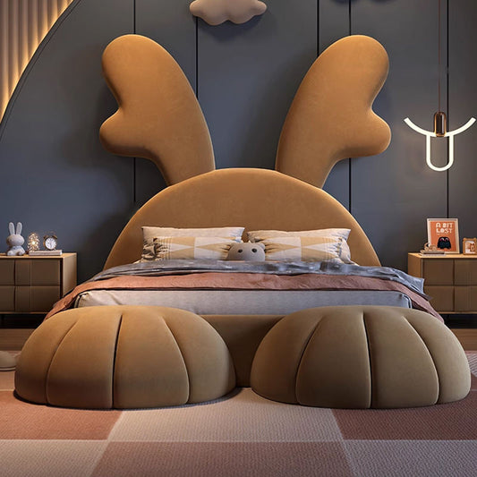 Large Plush Bunny Comfort Bed - Pexav