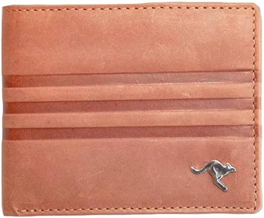Authentic Australian Leather Wallet with Roo Emblem