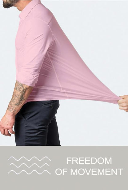 Men's Slim Fit Stretch Dress Shirt