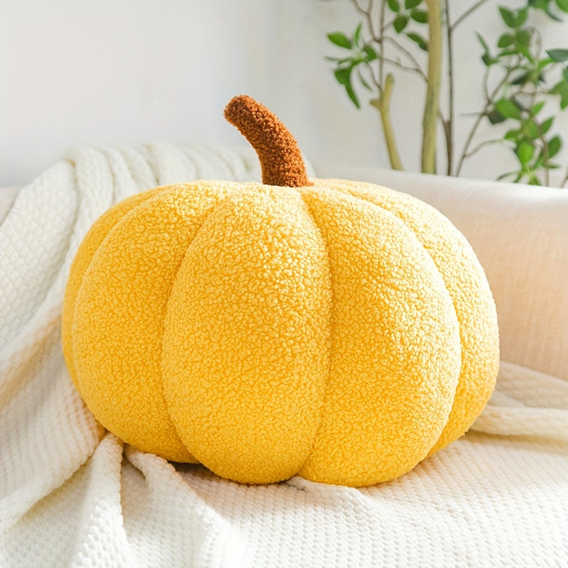 Warm Autumn Pillow - Soft Plush Fall Decor Cushion