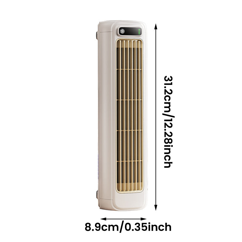 Compact Battery Powered Cooling Fan – Wireless Desk Air Cooler