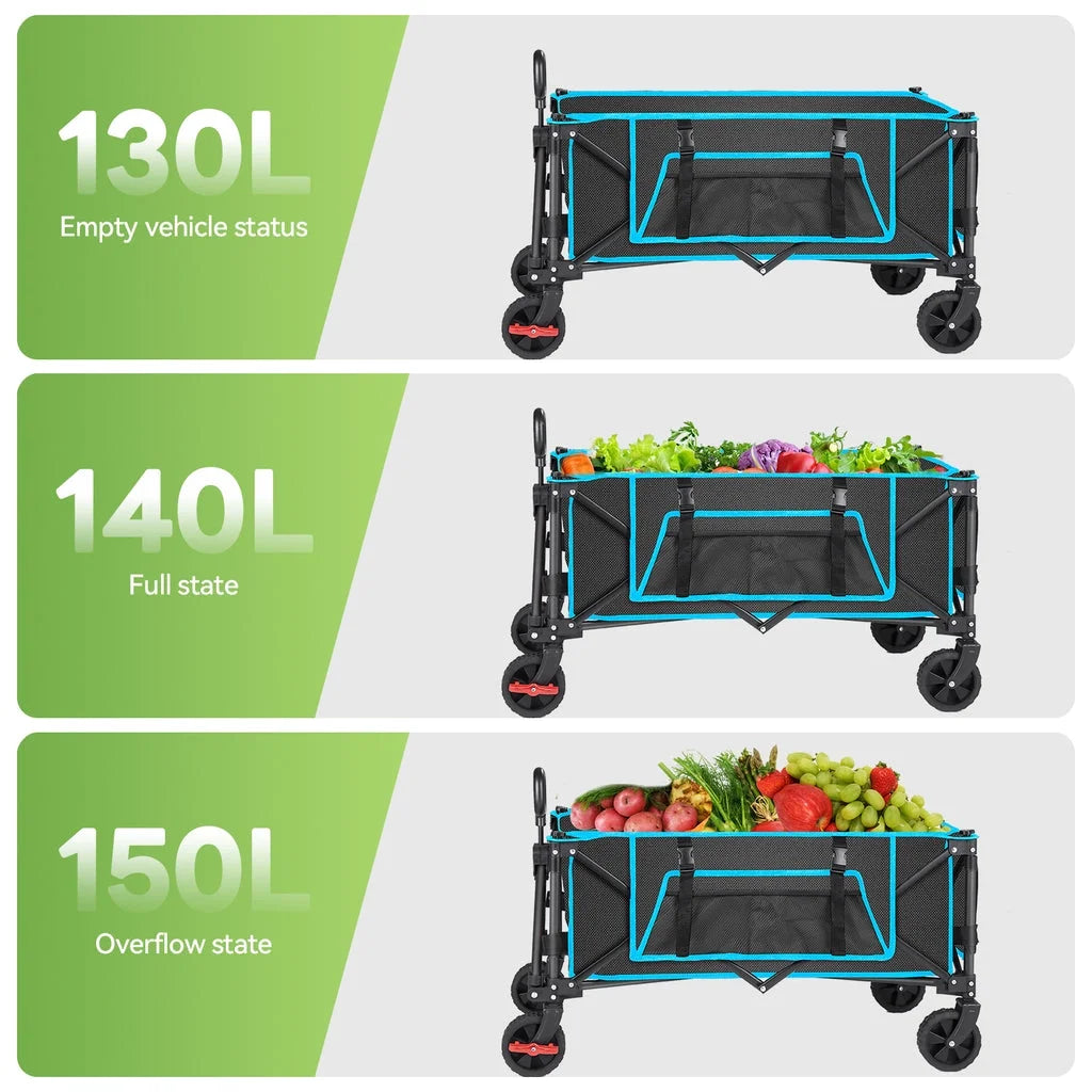 Sturdy Collapsible Outdoor Utility Wagon