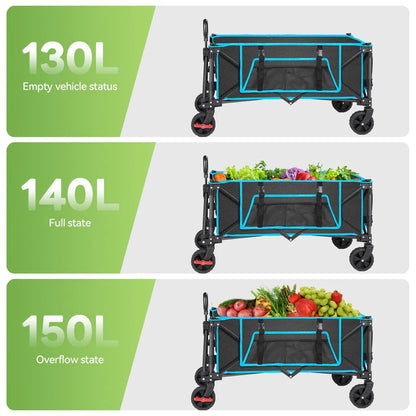 Sturdy Collapsible Outdoor Utility Wagon