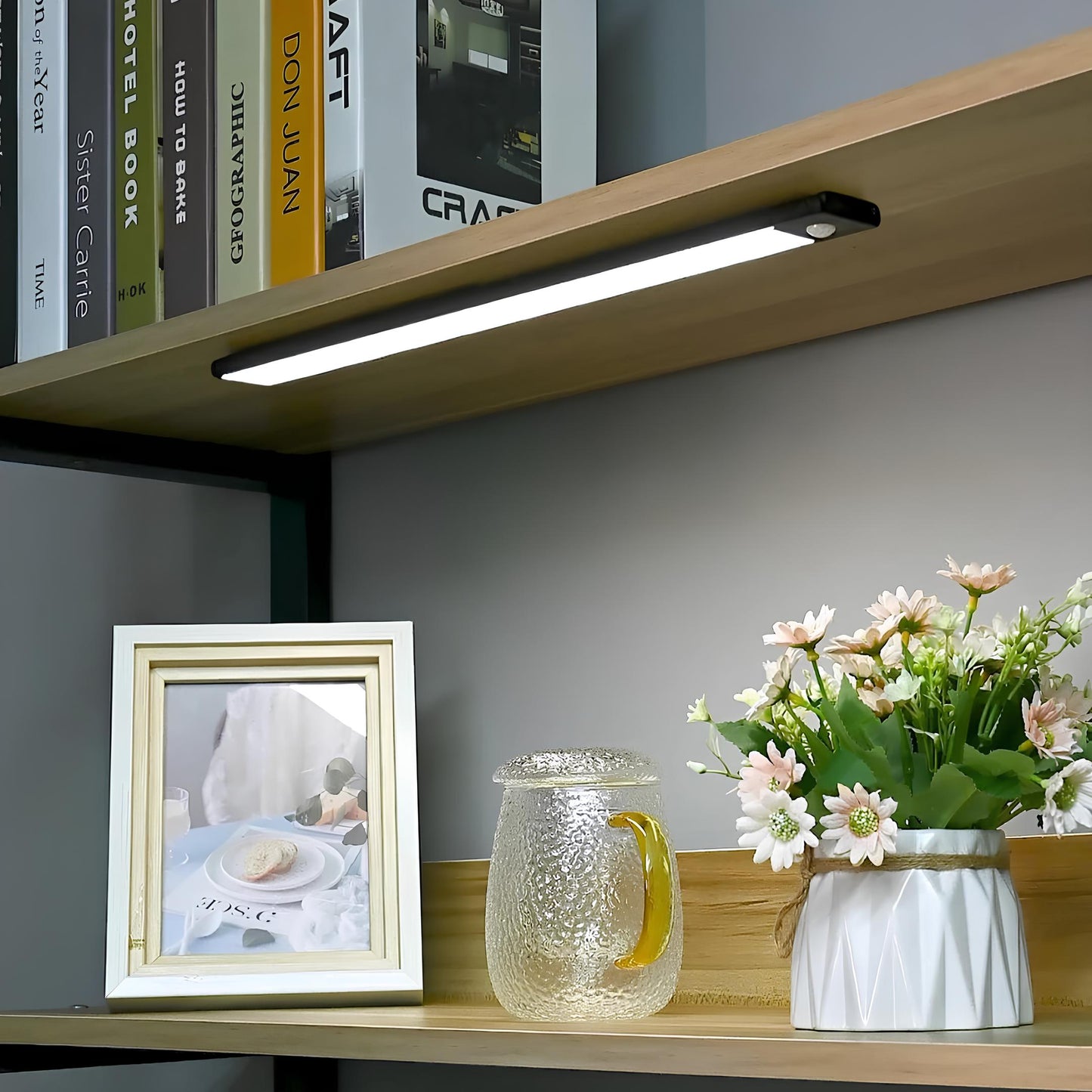 Battery Powered Motion Activated LED Light Strip for Home