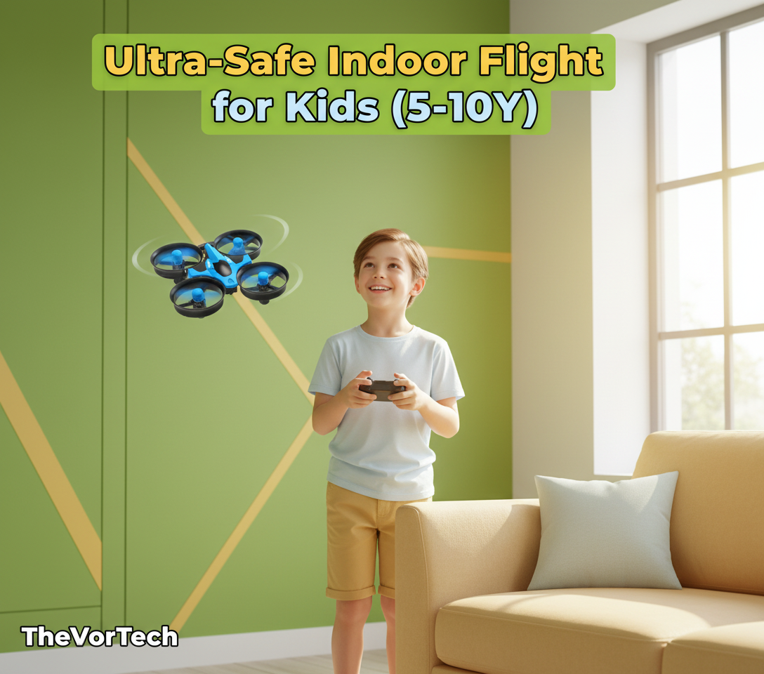 Safe Mini Kids Drone with Guarded Blades