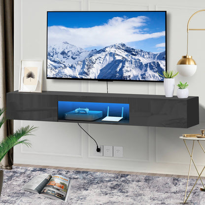 Wall Mount Slim TV Shelf - Pexav