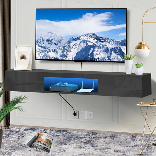 Wall Mount Slim TV Shelf - Pexav
