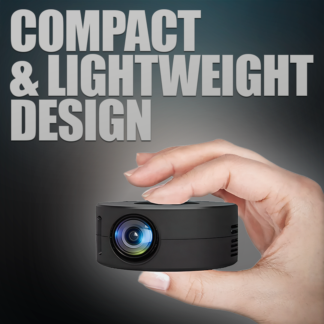 Compact HD Portable Home Projector