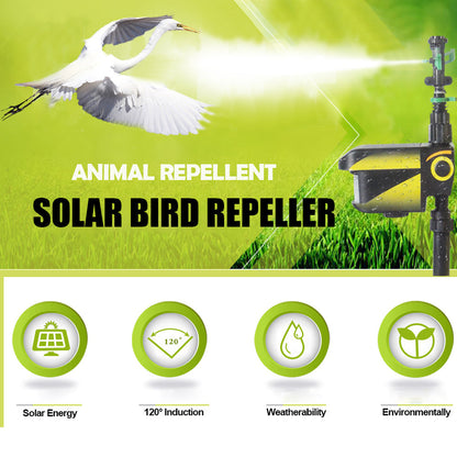 Solar Powered Motion Sprinkler Repellent for Deer Control