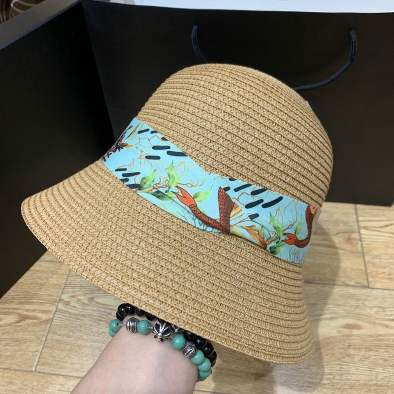 Women's Wide Brim Sun Hat with Bow