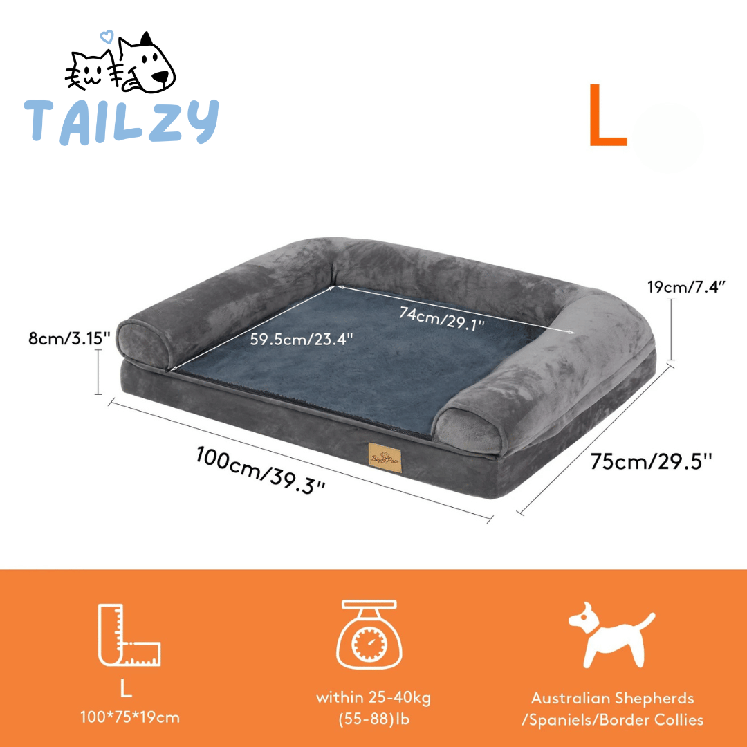 Comfortable Pet Sofa Bed with Removable Washable Cover