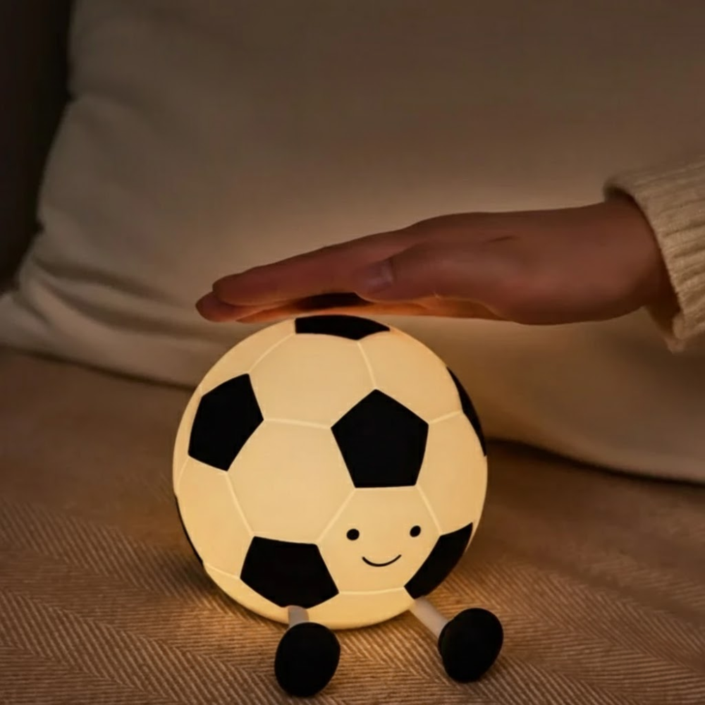 Colorful Soccer LED Nursery Lamp - Pexav