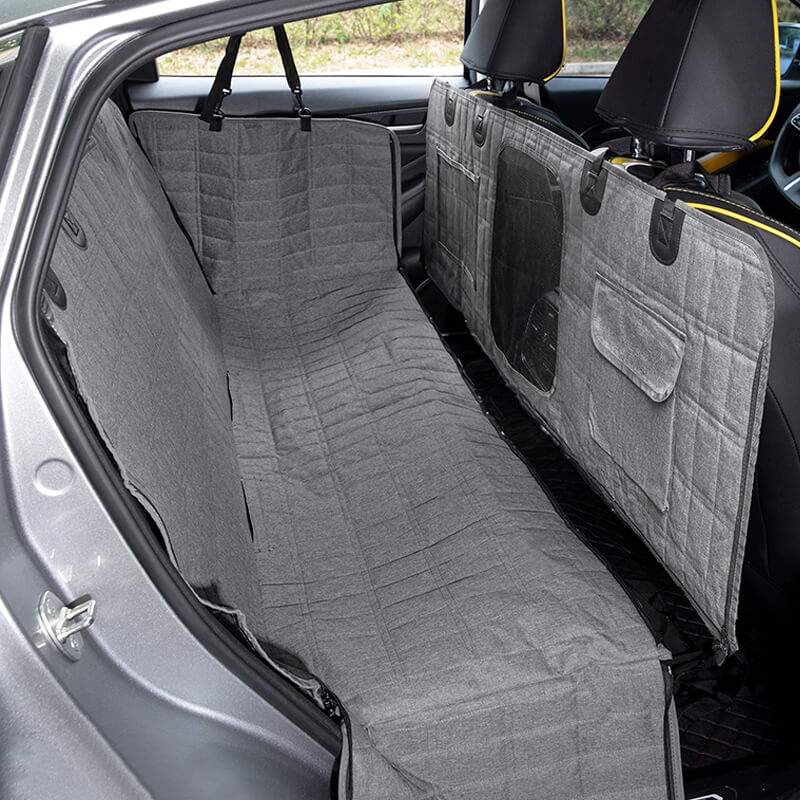 Durable Pet Car Seat Protector with Breathable Mesh