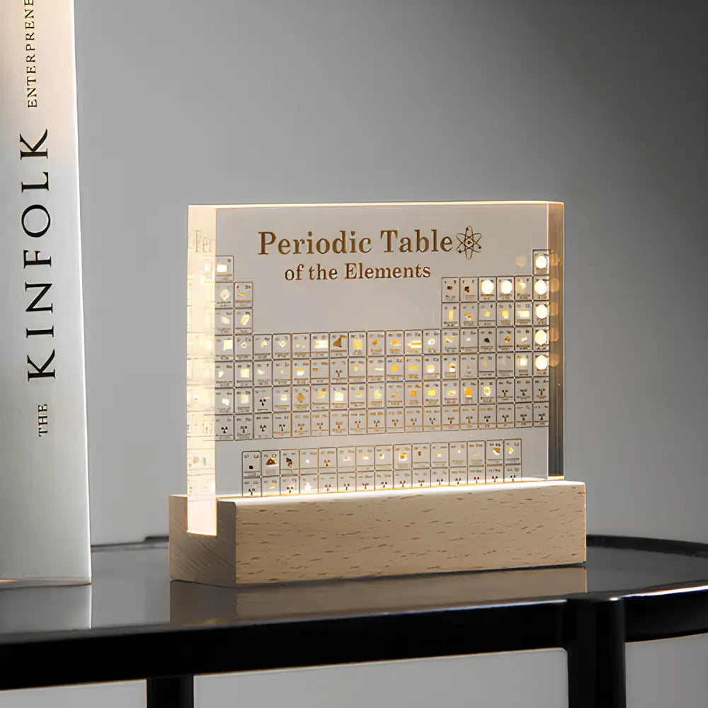 Unique Science Table Top Decor with 83 Element Samples - Pexav