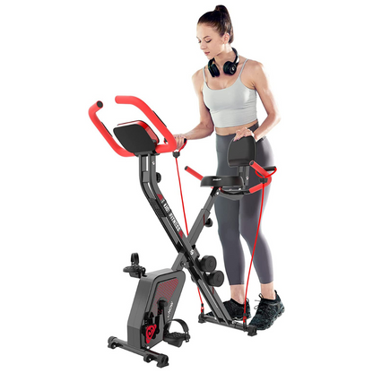 Compact Home Recumbent Exercise Cycle Bike