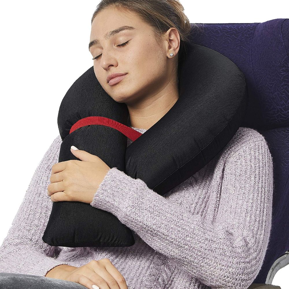 Comfortable Travel Inflatable Neck Support Pillows 2 Pack
