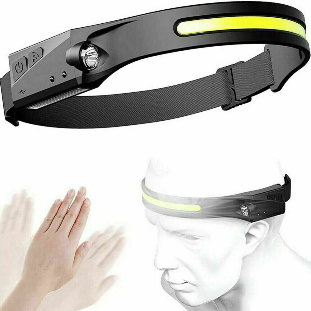 Waterproof LED Motion Headlamp for Running and Hiking