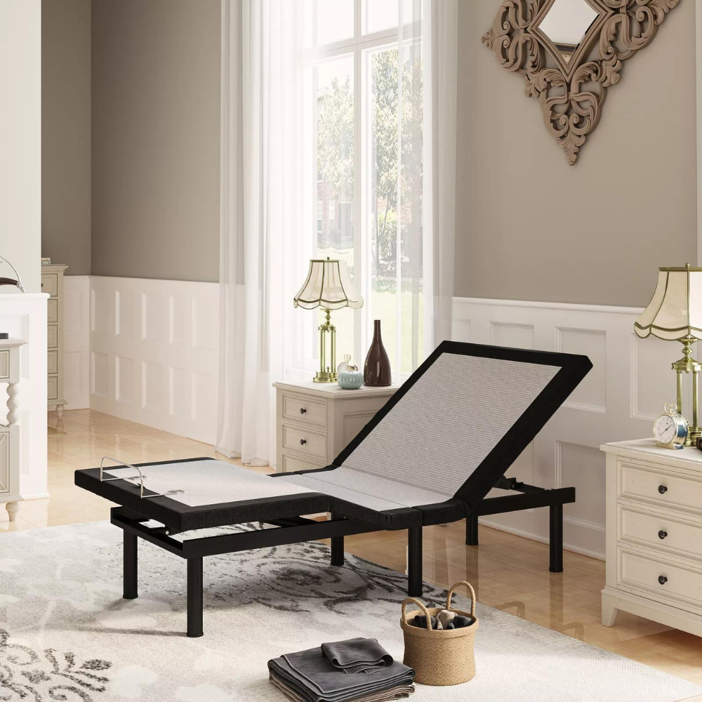 Comfortable Electric Adjustable Bed Frame with Remote Control