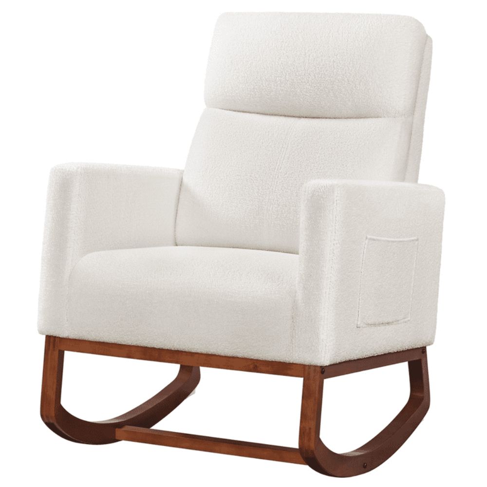 Comfortable Wooden Patio Rocking Chair