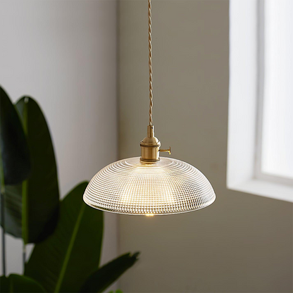 Simple Vintage Glass Drop Pendant Lamp